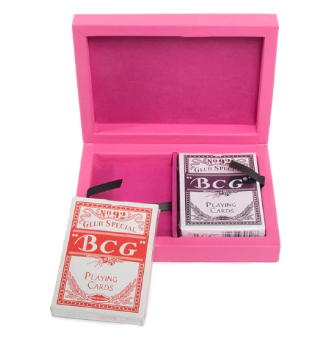 Emma Playing Card Box - Magenta main image